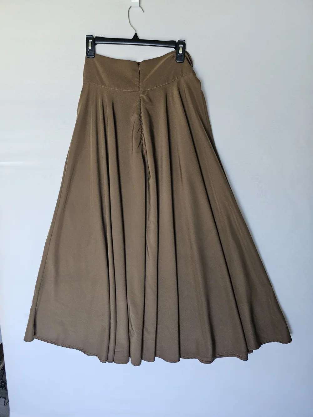 SHEIN Chic Coffee/Brown Maxi Skirt with Waist Tie - Size XL